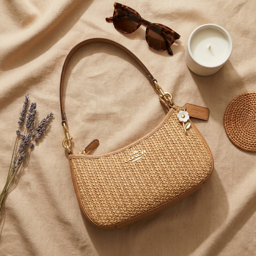 Teri Straw Shoulder Bag